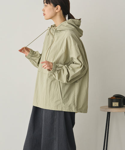 撥水加工ナイロンアノラックパーカー[1325-9012]