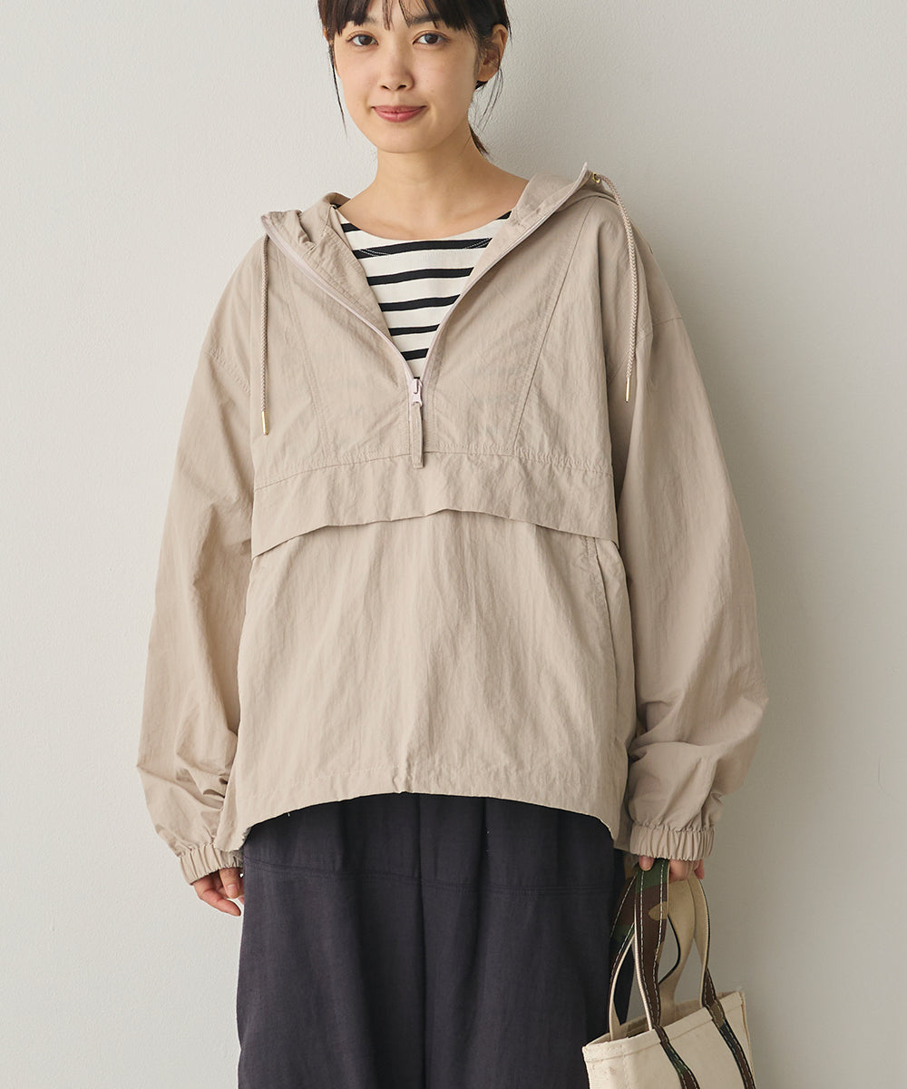 撥水加工ナイロンアノラックパーカー[1325-9012]