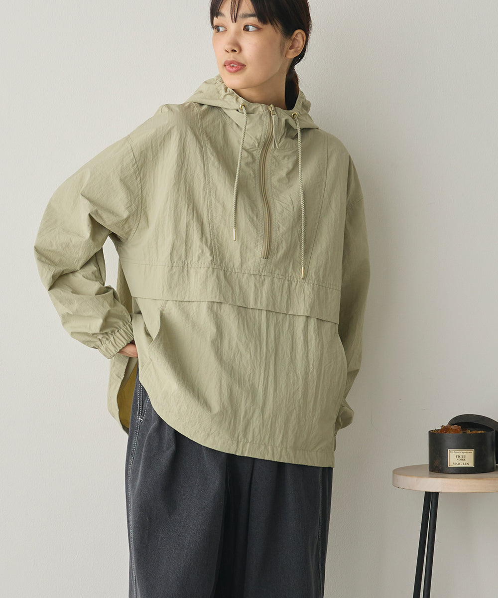 撥水加工ナイロンアノラックパーカー[1325-9012]