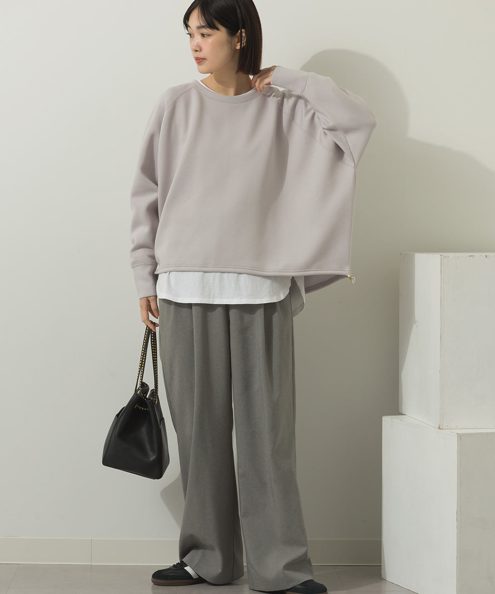 theory 20SS 綿100% 肩レース　コンボニット　アイボリー　M Cashmere Cable-Knit Mock Neck Sweater | Theory