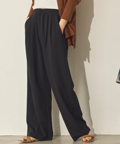 カットジョーゼットセンタープレスパンツ[21070-1136]