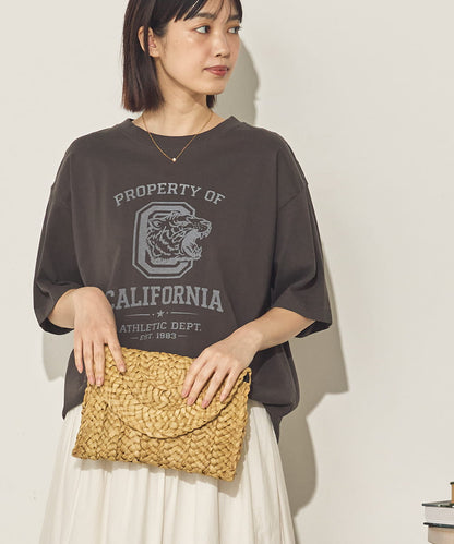 バイオポリウォッシュプリントTシャツ[21087-6126]
