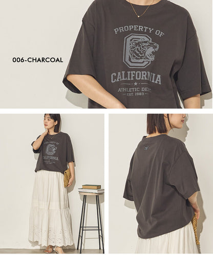 バイオポリウォッシュプリントTシャツ[21087-6126]