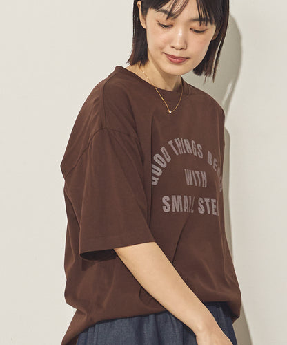 バイオポリウォッシュプリントTシャツ[21087-6126]