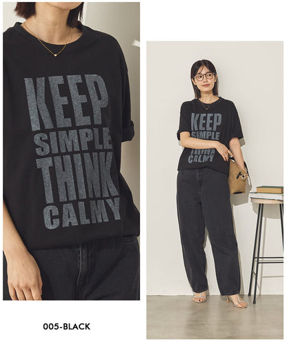 バイオポリウォッシュプリントTシャツ[21087-6126]