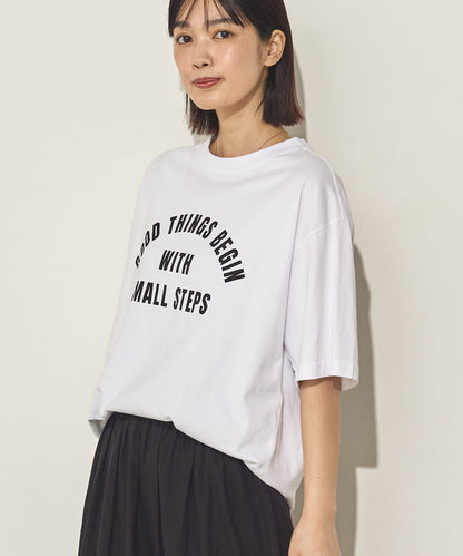 バイオポリウォッシュプリントTシャツ[21087-6126]