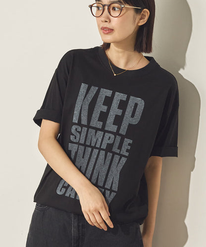 バイオポリウォッシュプリントTシャツ[21087-6126]