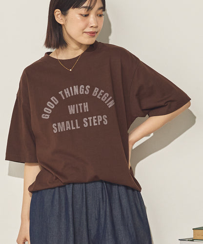 バイオポリウォッシュプリントTシャツ[21087-6126]