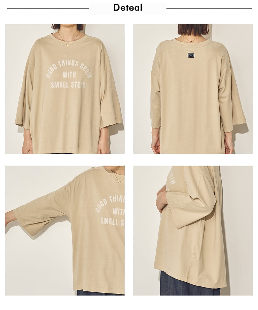 バイオポリウォッシュラグランハーフスリーブTシャツ[21088-6126]