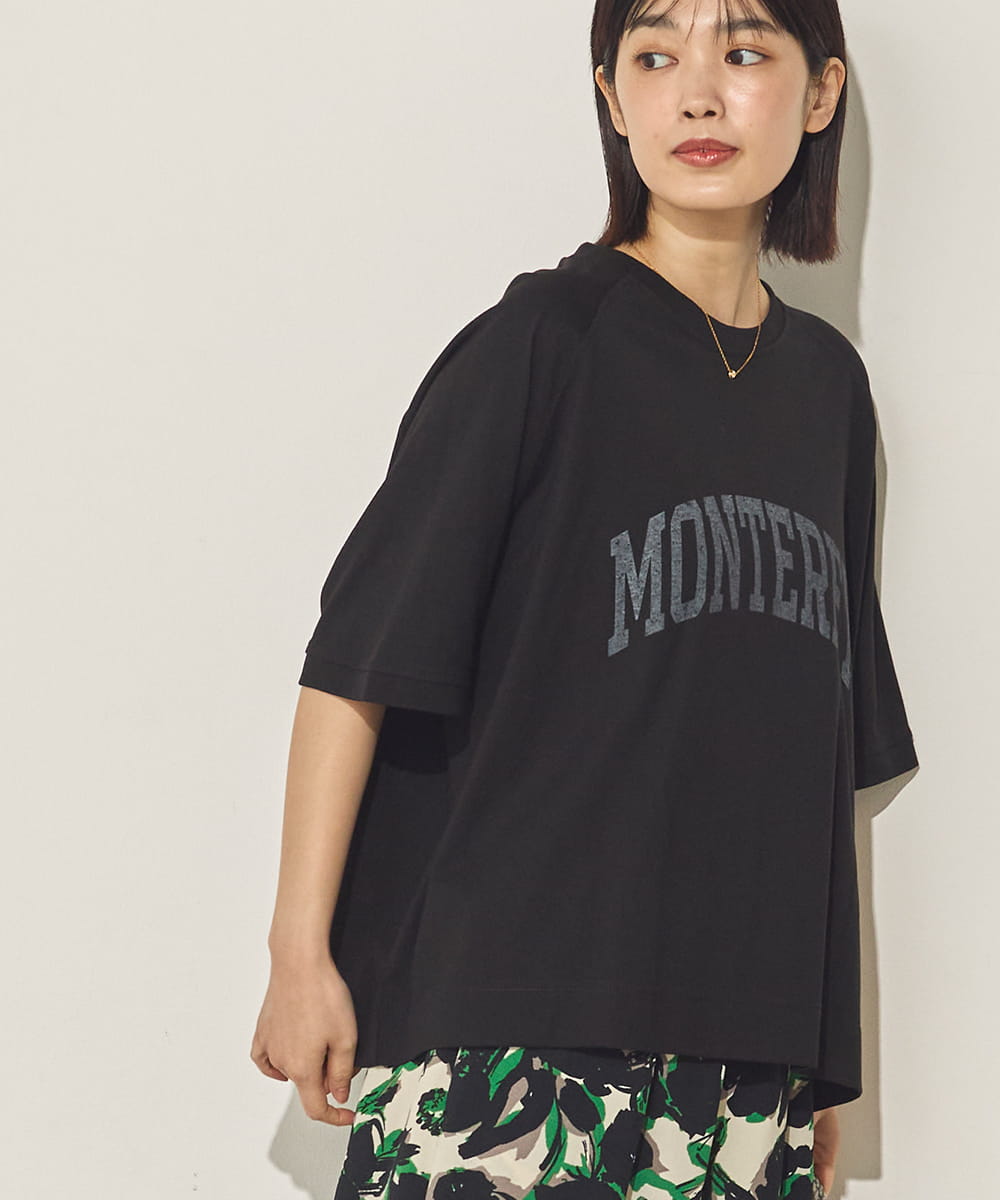 バイオポリウォッシュビッグラグランロゴTシャツ[21089-6126]
