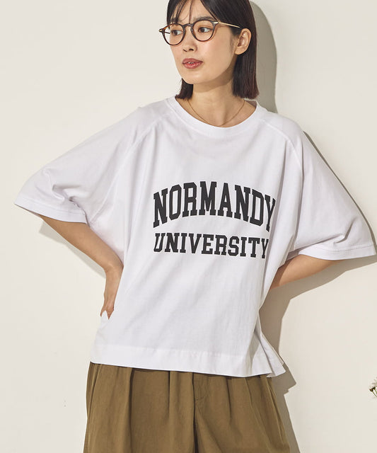 バイオポリウォッシュビッグラグランロゴTシャツ[21089-6126]