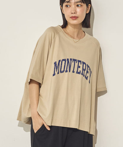 バイオポリウォッシュビッグラグランロゴTシャツ[21089-6126]