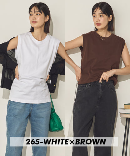 ノースリーブTシャツ2枚組セット[21097-6126]