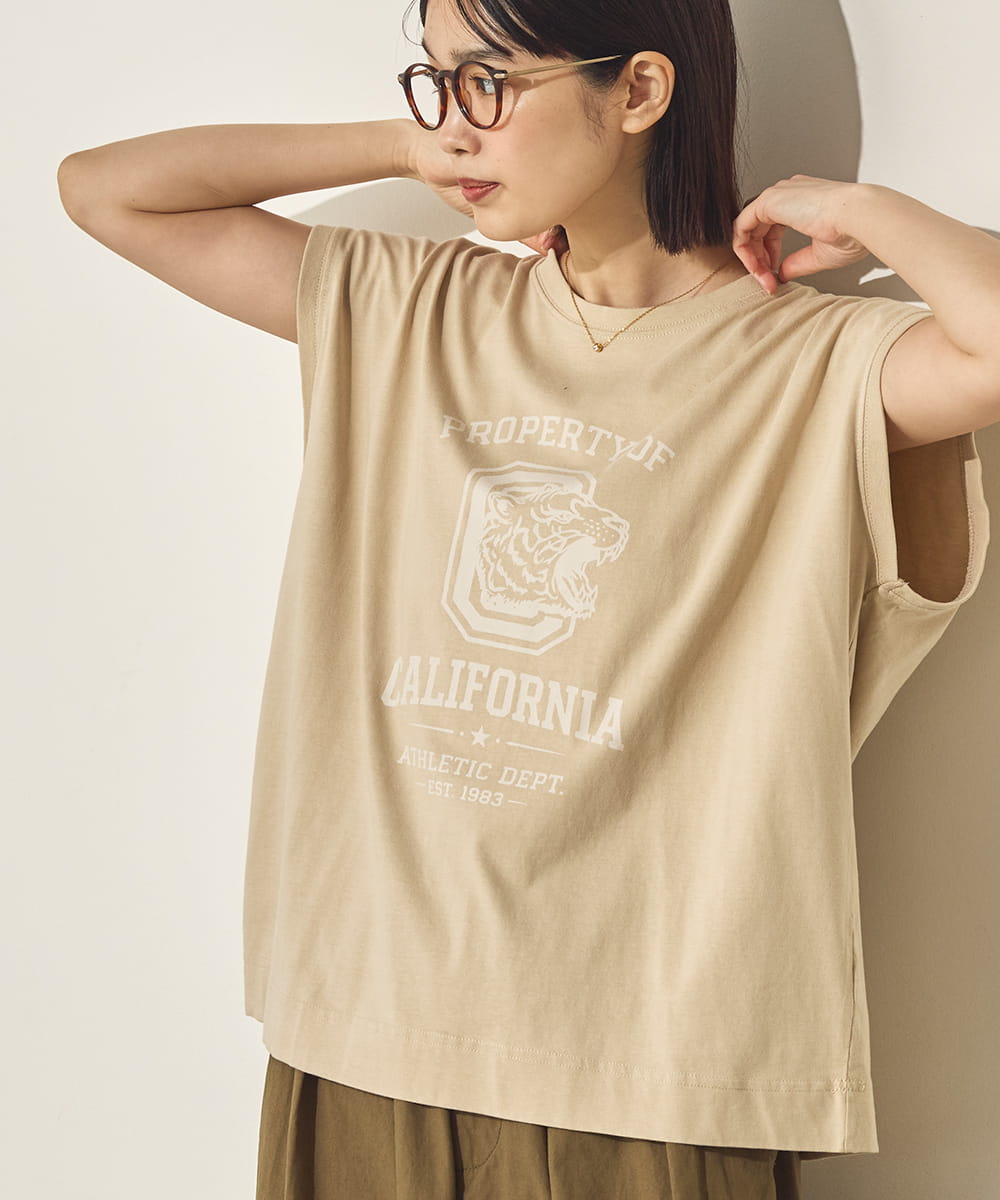 バイオポリウォッシュノースリーブTシャツ[21098-6126]