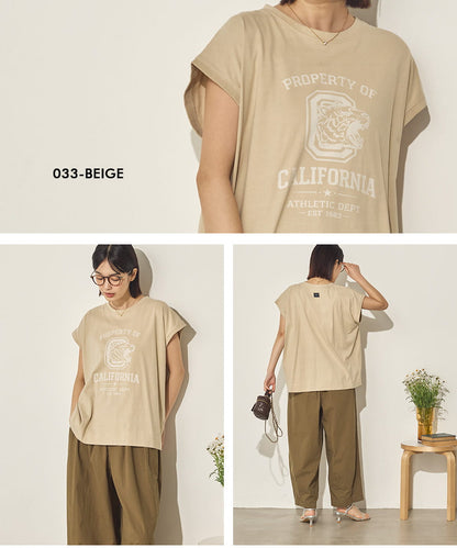 バイオポリウォッシュノースリーブTシャツ[21098-6126]