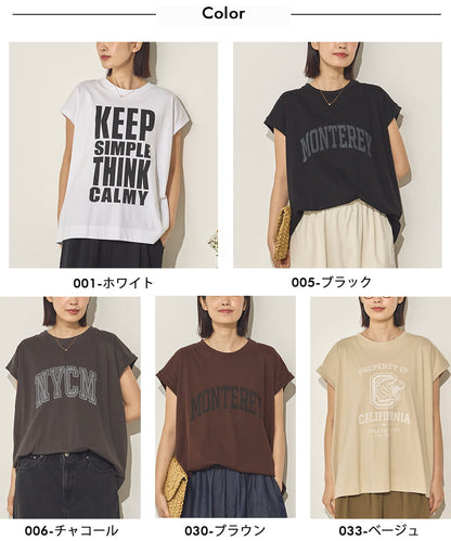 バイオポリウォッシュノースリーブTシャツ[21098-6126]