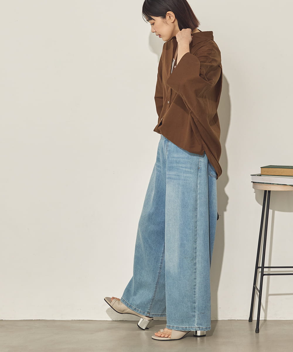 綿麻ドルマンブラウス[21101-4126]