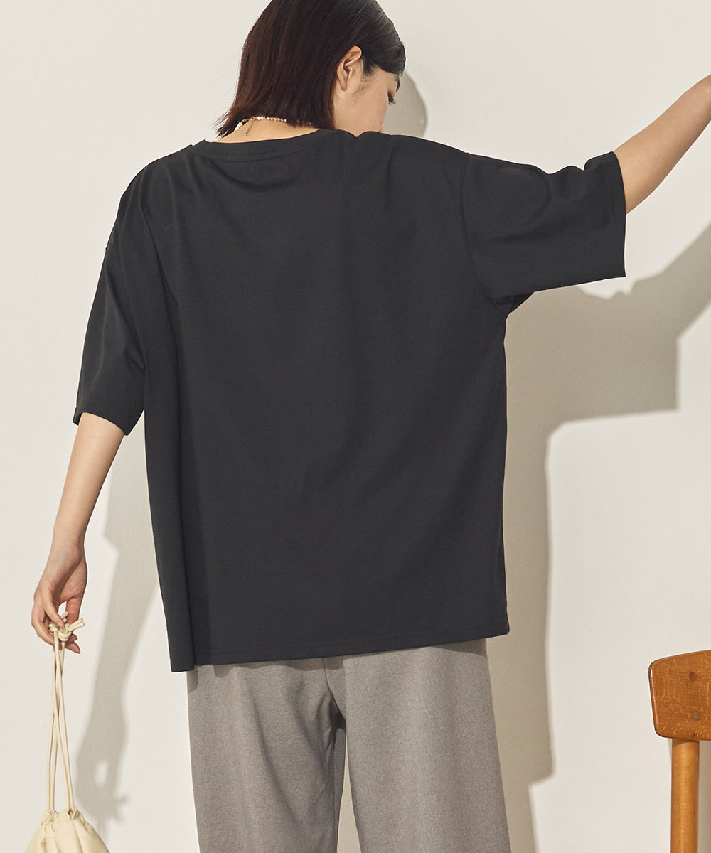 汗染み防止フォトプリントTシャツ[21173-6136]