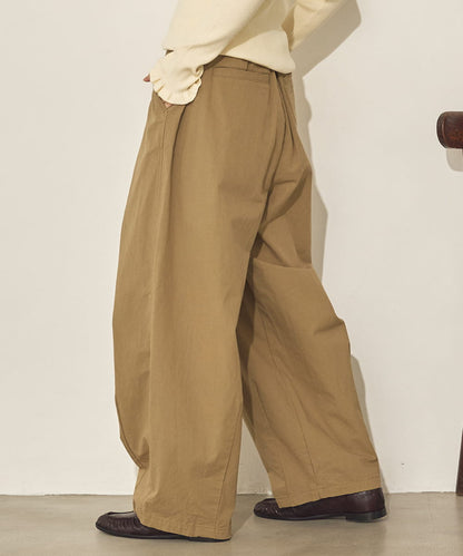 ダンプ＆デニムフロントタックカーブパンツ[31209-1126]