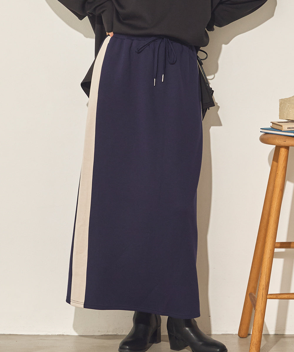 ダンボールニットサイドラインスカート[31231-2136]