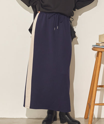 ダンボールニットサイドラインスカート[31231-2136]