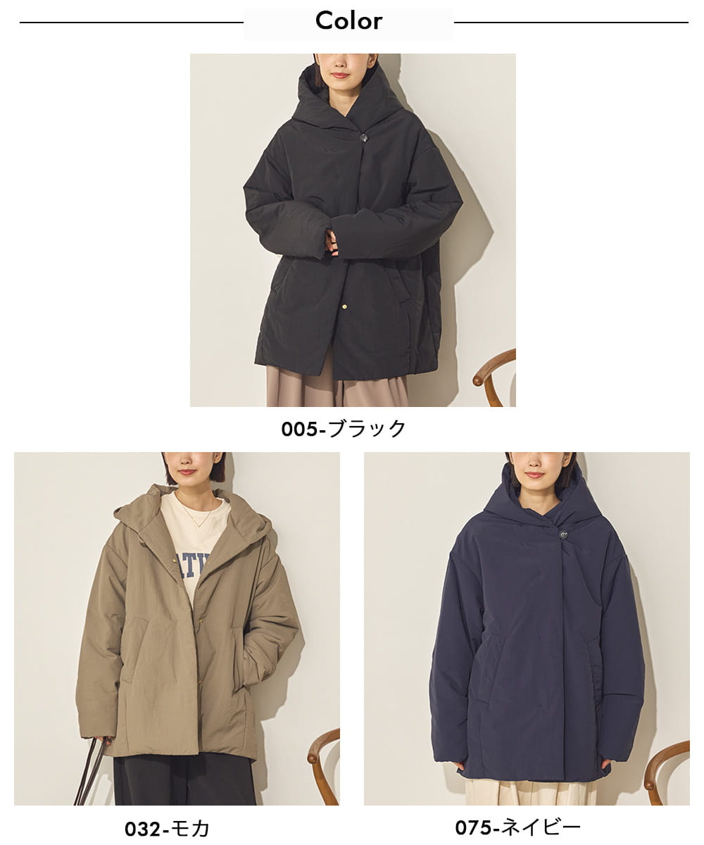 撥水加工フード付きブルゾン[41256-9136]