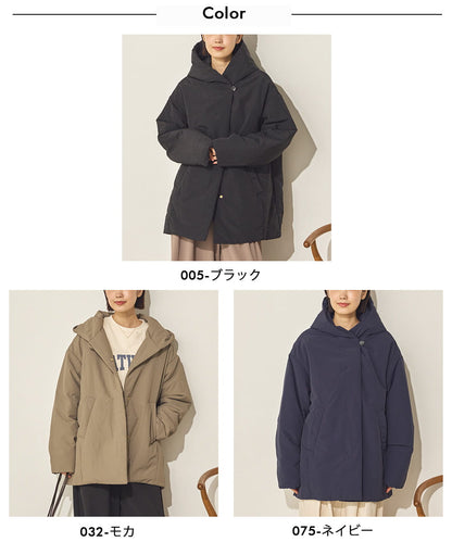 撥水加工フード付きブルゾン[41256-9136]