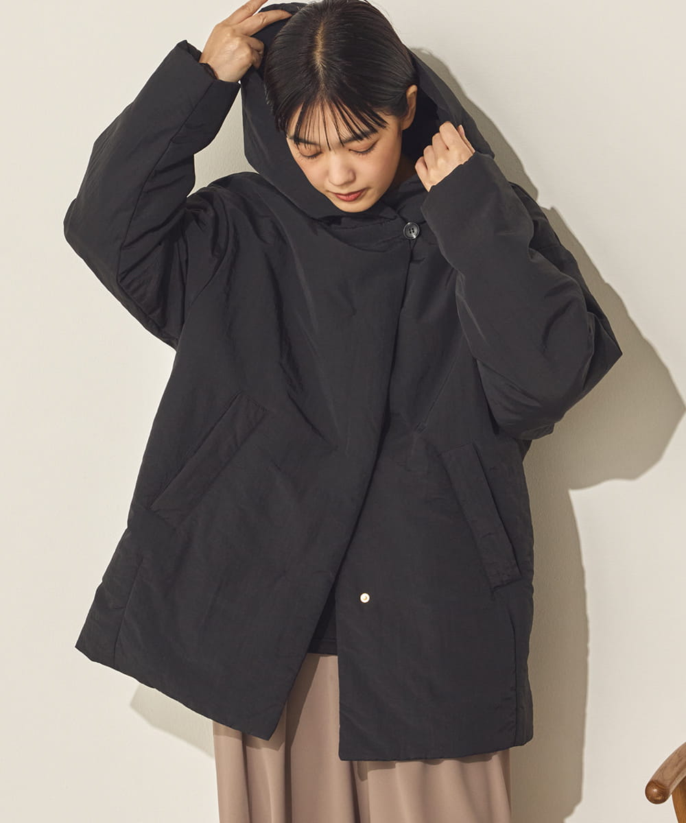 撥水加工フード付きブルゾン[41256-9136]