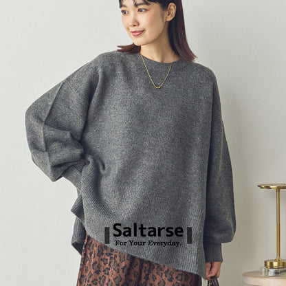【Saltarse】ワイドシルエットパフスリーブニットトップス[DB-255099]