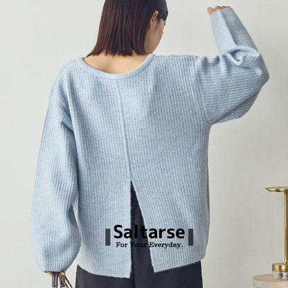 【Saltarse】ボートネック2wayニットトップス[DB-26210]