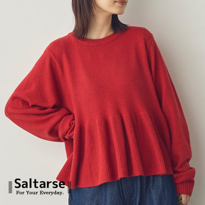 【Saltarse】ペプラムニットトップス[DB-26211]