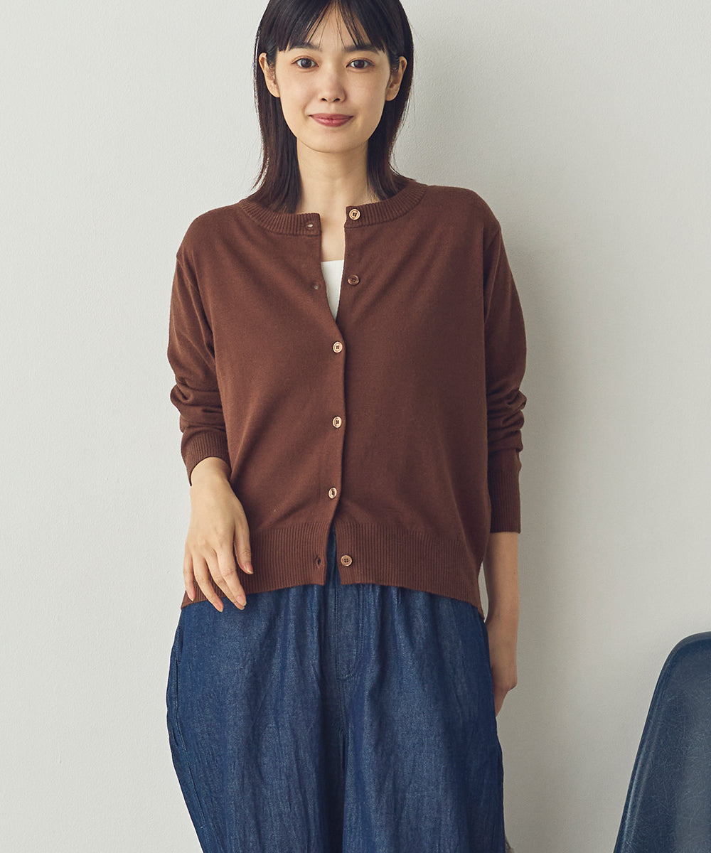 【Saltarse】クルーネックニットカーディガン[Y-77500]